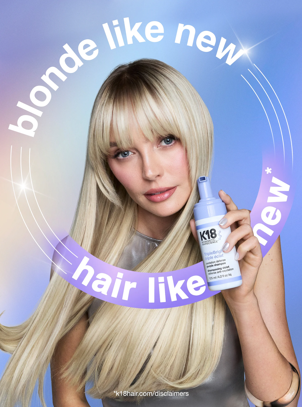TripleBright oxidation defense purple shampoo