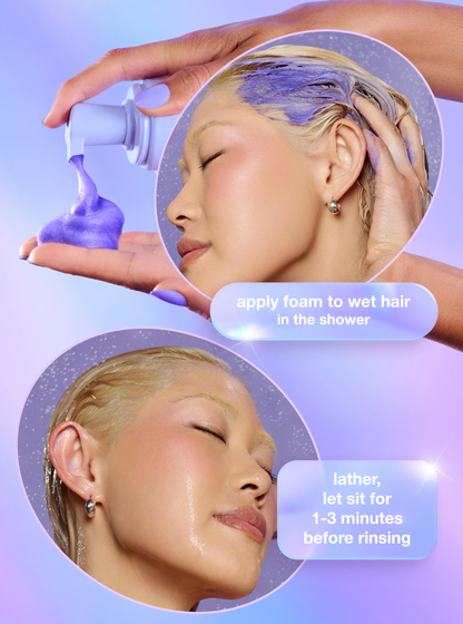 TripleBright oxidation defense purple shampoo